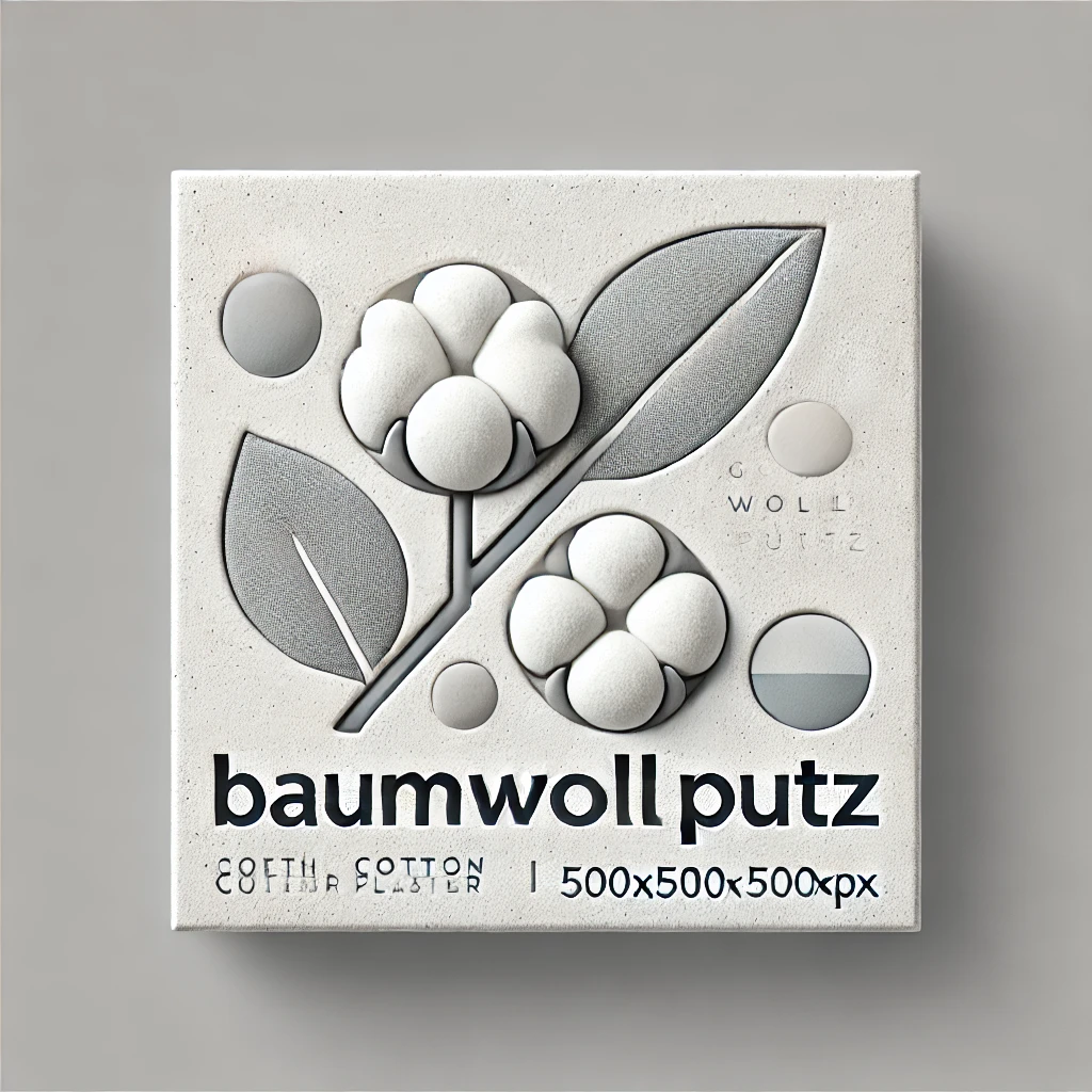 Bumwollputz verarbeiten